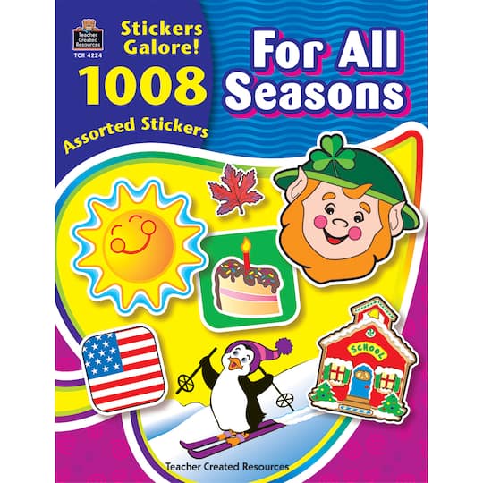 Teacher Created Resources For All Seasons Sticker Book